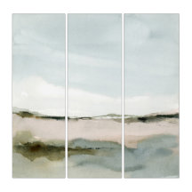 Resumen Paisaje Paisaje Neutral Acuarela - Brisa