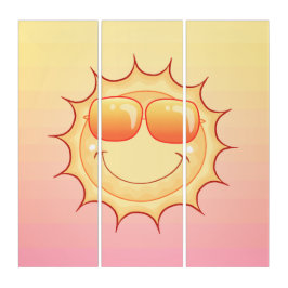 Tríptico Sol sonriente