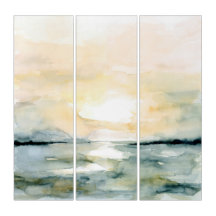 Sunrise Sunset Seascape Waterset de 3