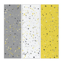 Terrazzo blanco gris amarillo moderno