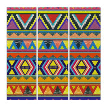 Triptych de arte nativo indio del suroeste de las 