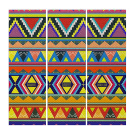 Triptych de arte nativo indio del suroeste de las 