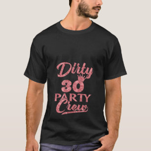 Tripulación de 30 Fiestas en camiseta 30 cumpleaño