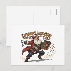 Tripulación de Capitán Claus Navidad Pirata