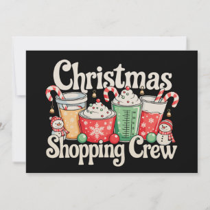 Tripulación de compras de Navidad Café de Navidad 