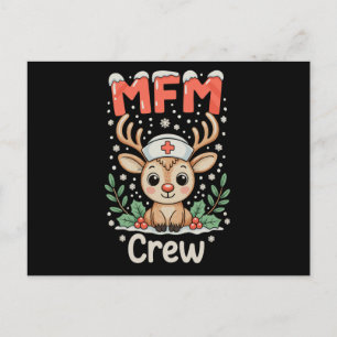 Tripulación de enfermeras MFM Reno Navidad Xmas Fi