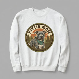 Tripulacion de Mama Pittie Sudadera con Capucha Re