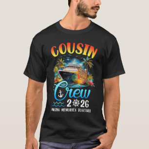 Tripulación de Primos 2026 Camisetas y Tops de Cru