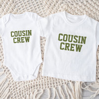 Tripulación de primos | Camiseta bebé para niños d