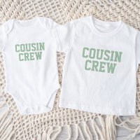 Tripulación de primos | Camiseta bebé para niños d