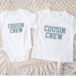 Tripulación de primos | Polvorienta Camiseta para<br><div class="desc">Prendas personalizados personalizadas con el gráfico "Cousin Crew" u otro texto personalizado. Utilice las herramientas de diseño para editar los tipos de letra y los colores del texto o agregue sus propias fotos para crear un diseño de camiseta personalizado. Seleccione entre una amplia variedad de camisetas, camisetas de tanque y...</div>