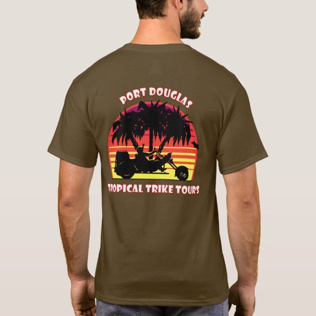 Trique tropical recorre camiseta (Reverso)