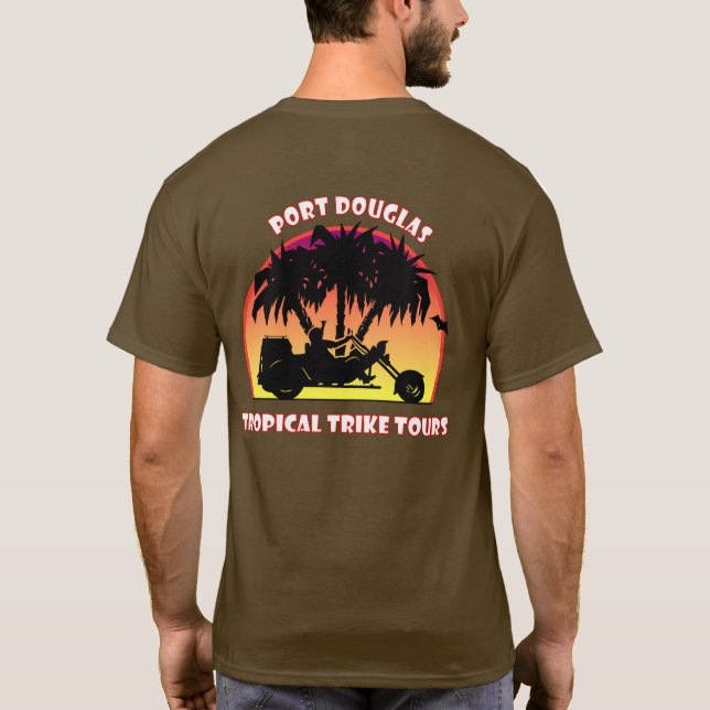 Trique tropical recorre camiseta (Reverso)
