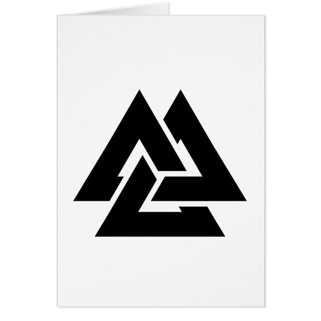 Triquetra del símbolo de Valknut (Frente)