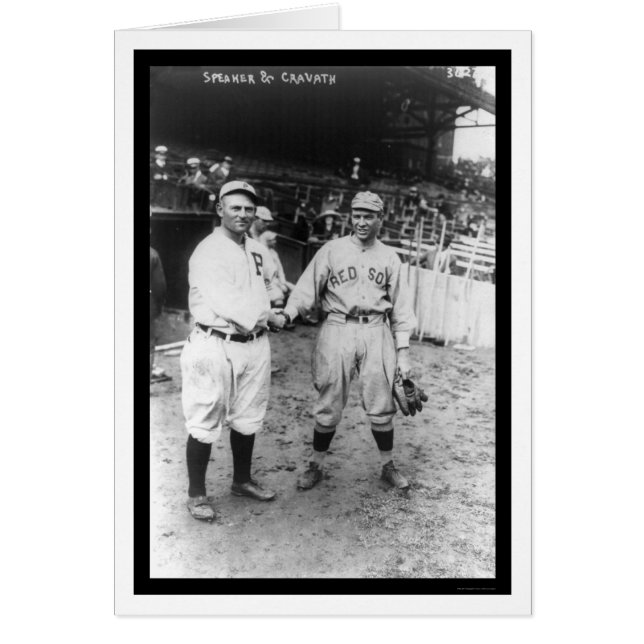 Tris Speaker Red Sox Baseball 1915 (Frente)