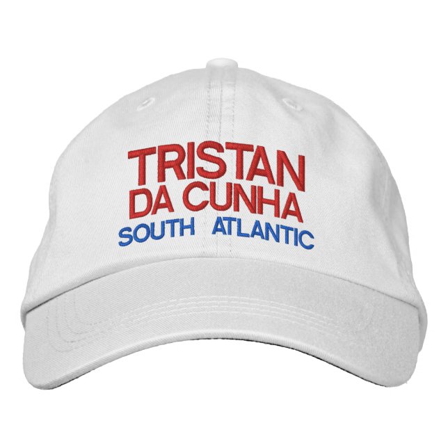 Tristan da Cunha - Gorra Personalizado de la isla  (Anverso)
