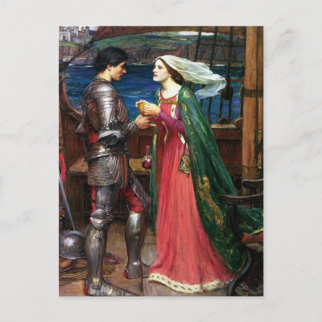Tristan Waterhouse y la postal Isolde Isolde (Anverso)