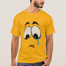 Triste camiseta de Emoji