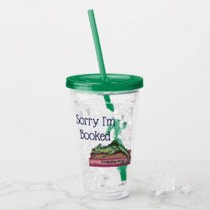 Triste divertido soy vaso reservado del acrílico