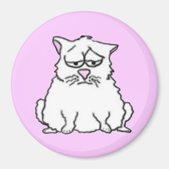Triste imán para gatos (Frente)