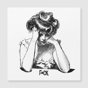 Triste Lady dice "f#ck"
