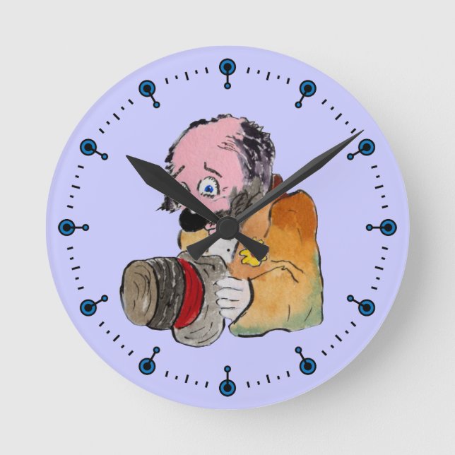 Triste reloj de pared de payaso (Anverso)