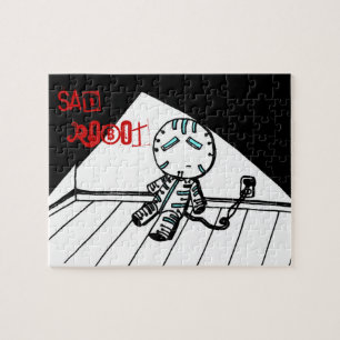 Triste rompecabezas de Robot