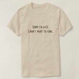 Triste soy última camiseta