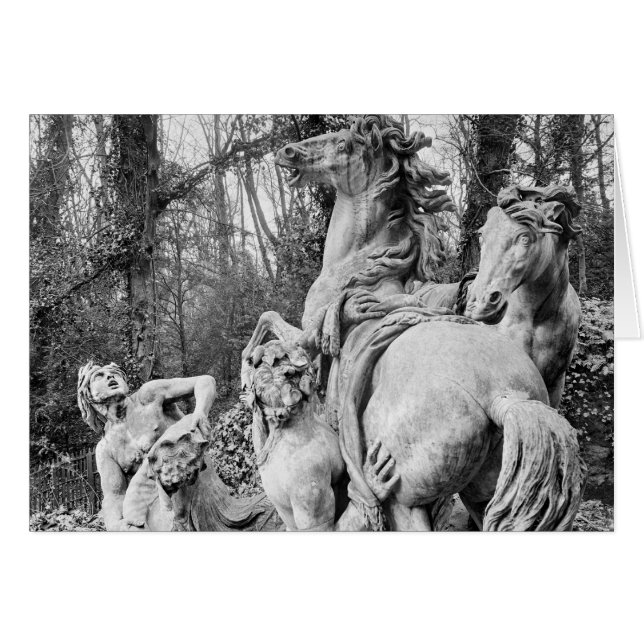 Tritones preparando dos caballos del Sol (Anverso (Horizontal))