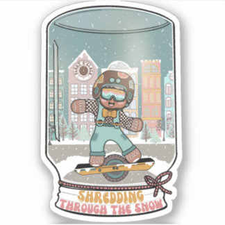Trituración a través del Pegatina de Nieve 1