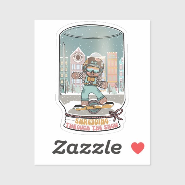 Trituración a través del Pegatina de Nieve 2 (Hoja)