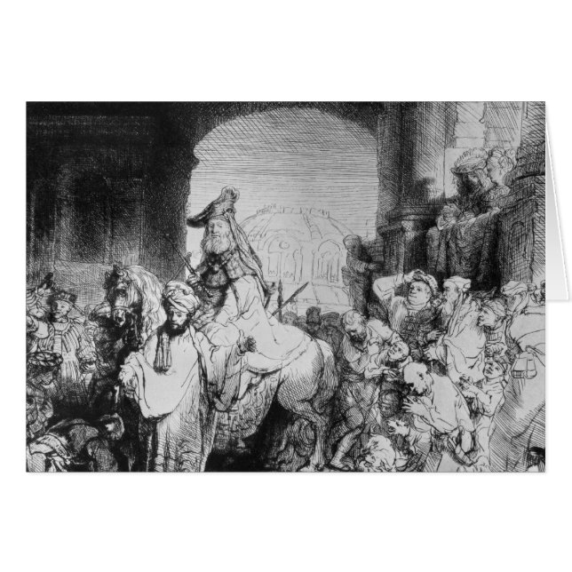 Triumph de Mordecai, c.1640 (Anverso (Horizontal))