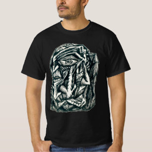 Triumvirato, dibujo de tinta, camiseta