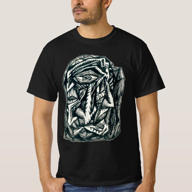 Triumvirato, dibujo de tinta, camiseta (Anverso)