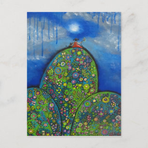 Triunfo después de la postal de la tormenta