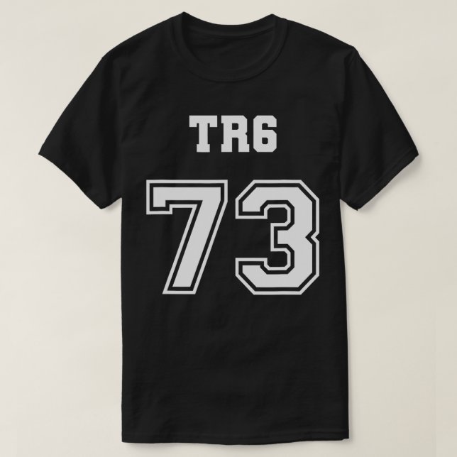 Triunfo estilo Jersey TR6 73 1973 Inglés británico (Diseño del anverso)