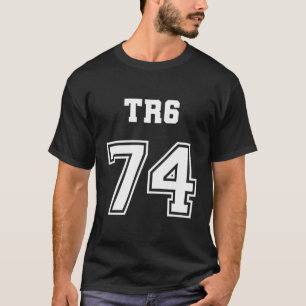 Triunfo estilo Jersey Tr6 74 1974 Inglés británico