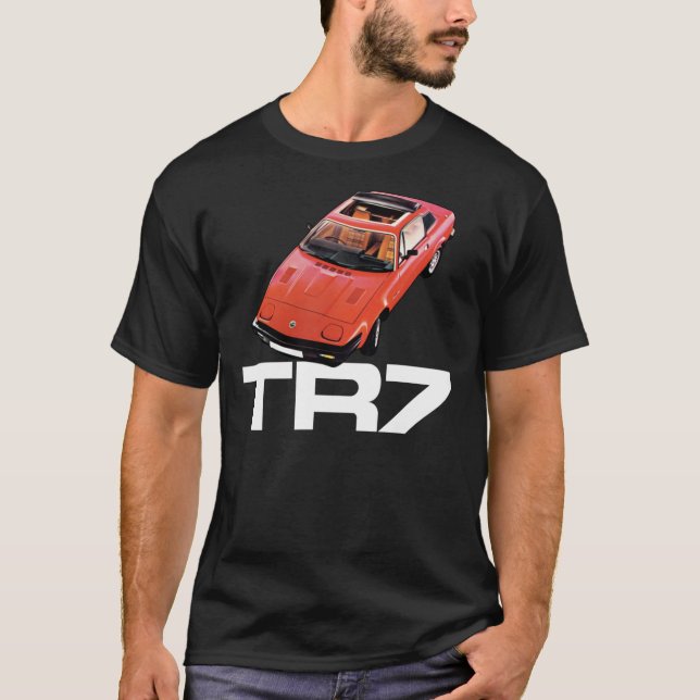 Triunfo TR7 - Rojo con logotipo blanco camiseta cl (Anverso)
