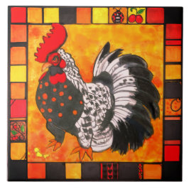 trivet de la teja del gallo