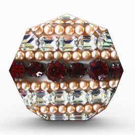 Trofeo Diamantes de imitación y perlas - joyas antiguas