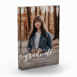 Trofeo Exquisito sabor de graduación de color editable Ke