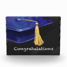 Felicitaciones azul y negro