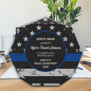 Trofeo Línea Azul delgada - Aplicación de la ley - Policí