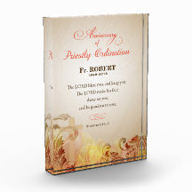 Nombre y año personalizado, 60° orden de sacerdote