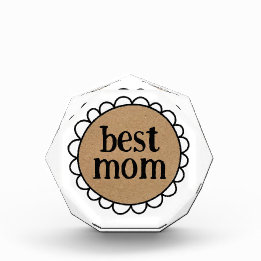 Trofeo Personalizado BEST MOM Scalloprime Edge