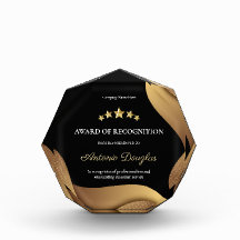 Reconocimiento de empleados corporativos Gold pers