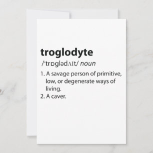 Troglodyte - Espeleología de espeleología de defin