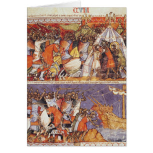 Trojan que invaden el campo griego