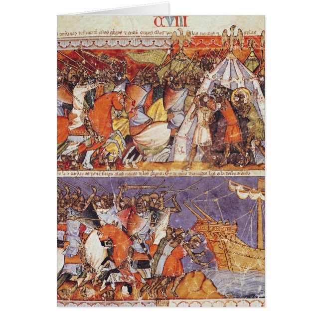 Trojan que invaden el campo griego (Frente)