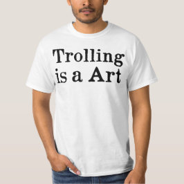 Trolling es una camiseta de arte